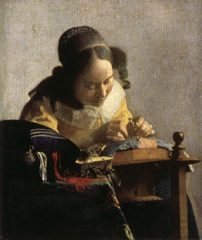 Jan Vermeer The Lacemaker France oil painting art